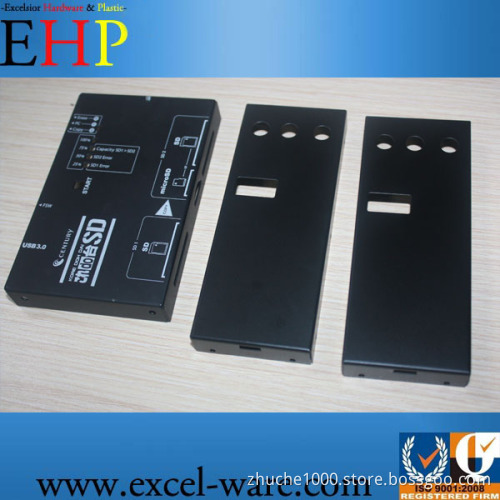 custom enclosure usb hub;wifi 3g router enclosure with black stoving varnish